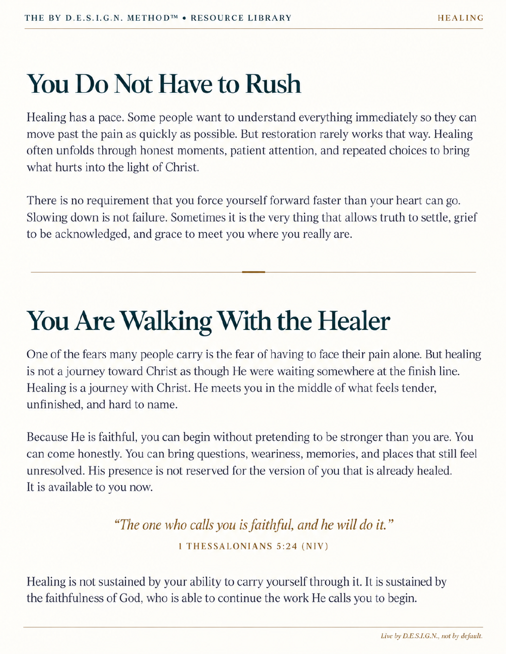 The Courage to Begin teaching, page 2