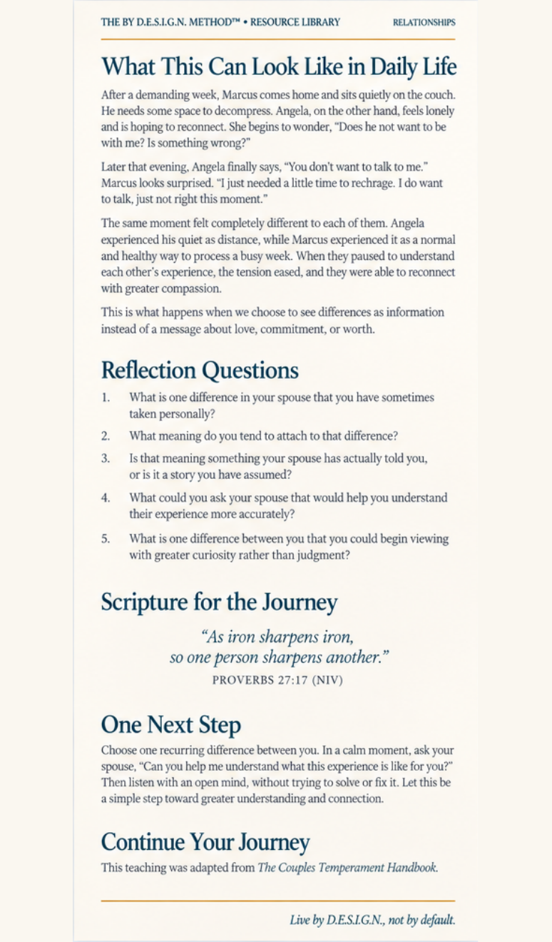 When Different Starts Feeling Personal teaching, page 3